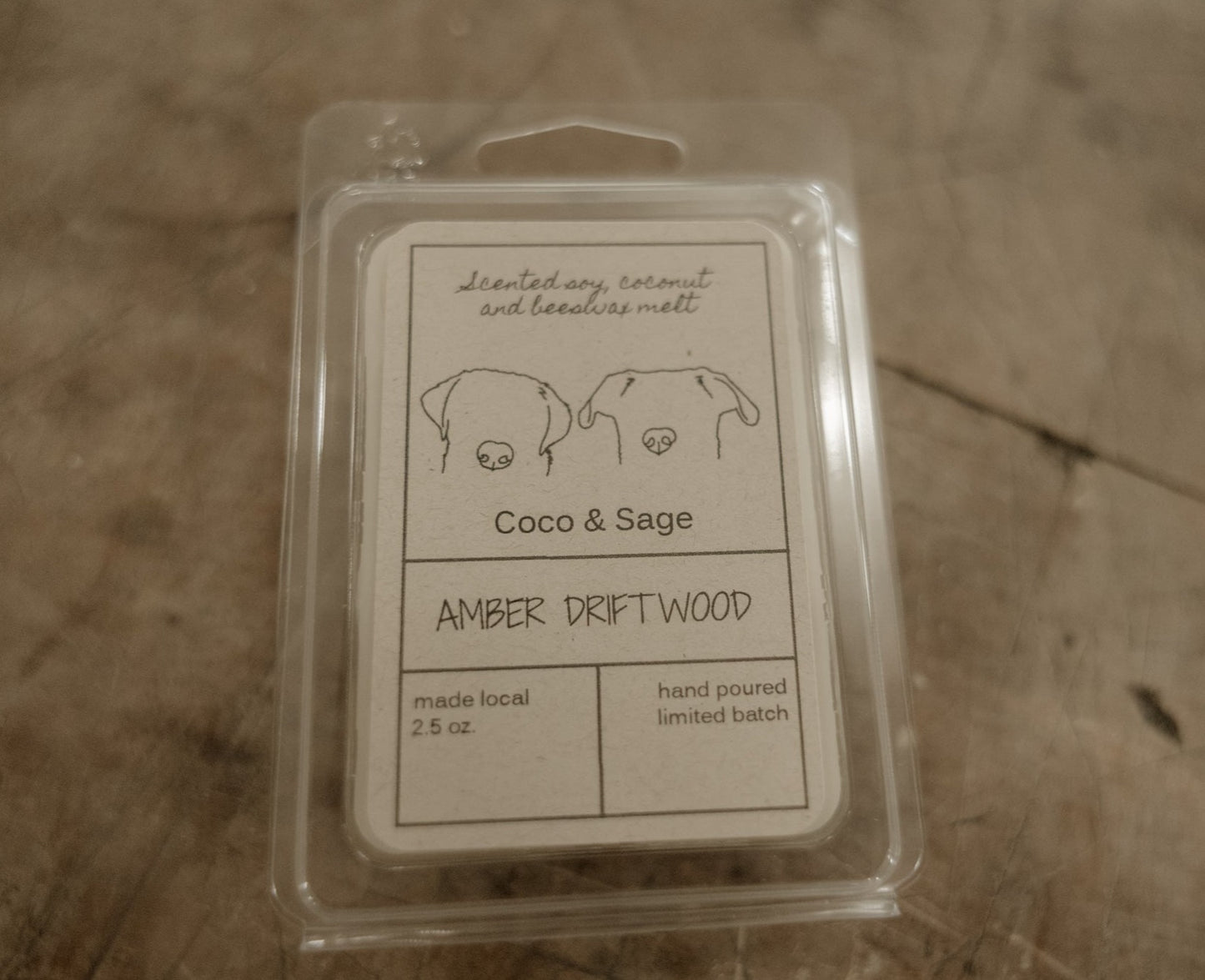 Amber Driftwood Wax Melt