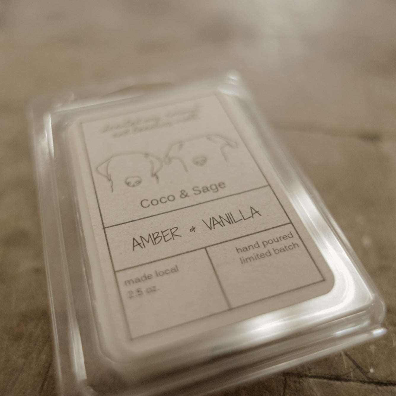 Amber & Vanilla Wax Melt