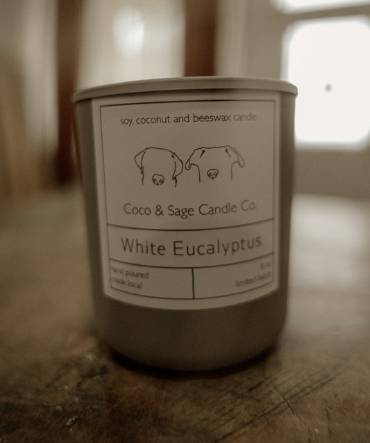 White Eucalyptus Candle