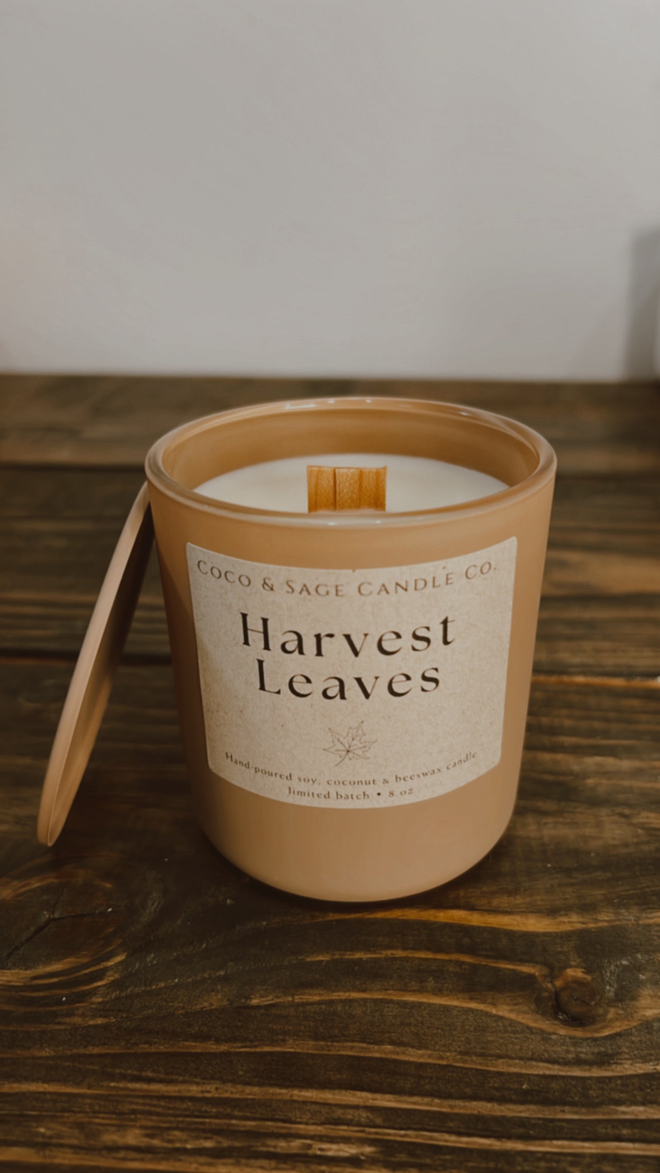 Harvest Leaves Candle