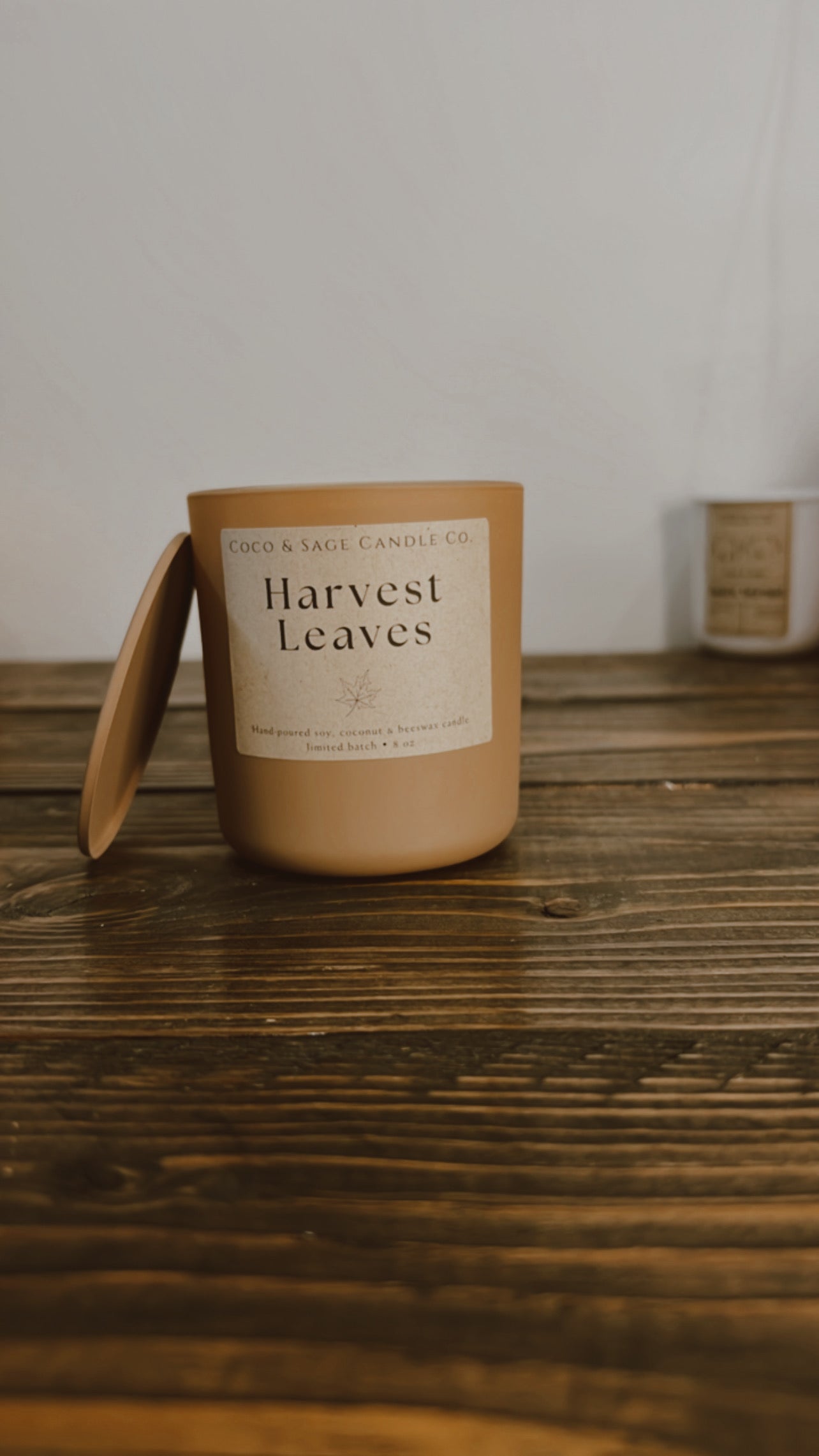 Harvest Leaves Candle