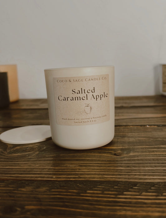 Salted Caramel Apple Candle