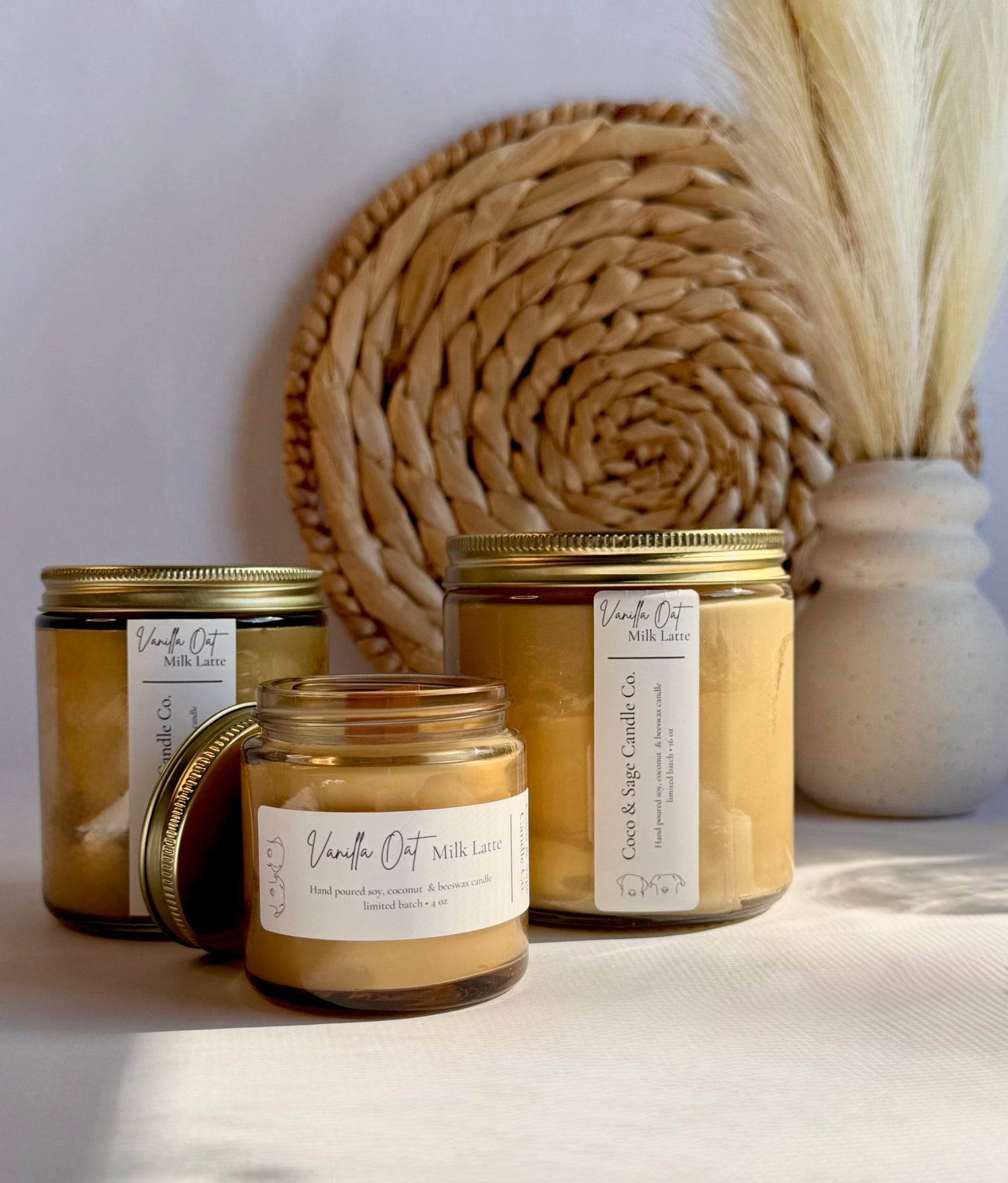 Vanilla Oat Milk Latte Candle