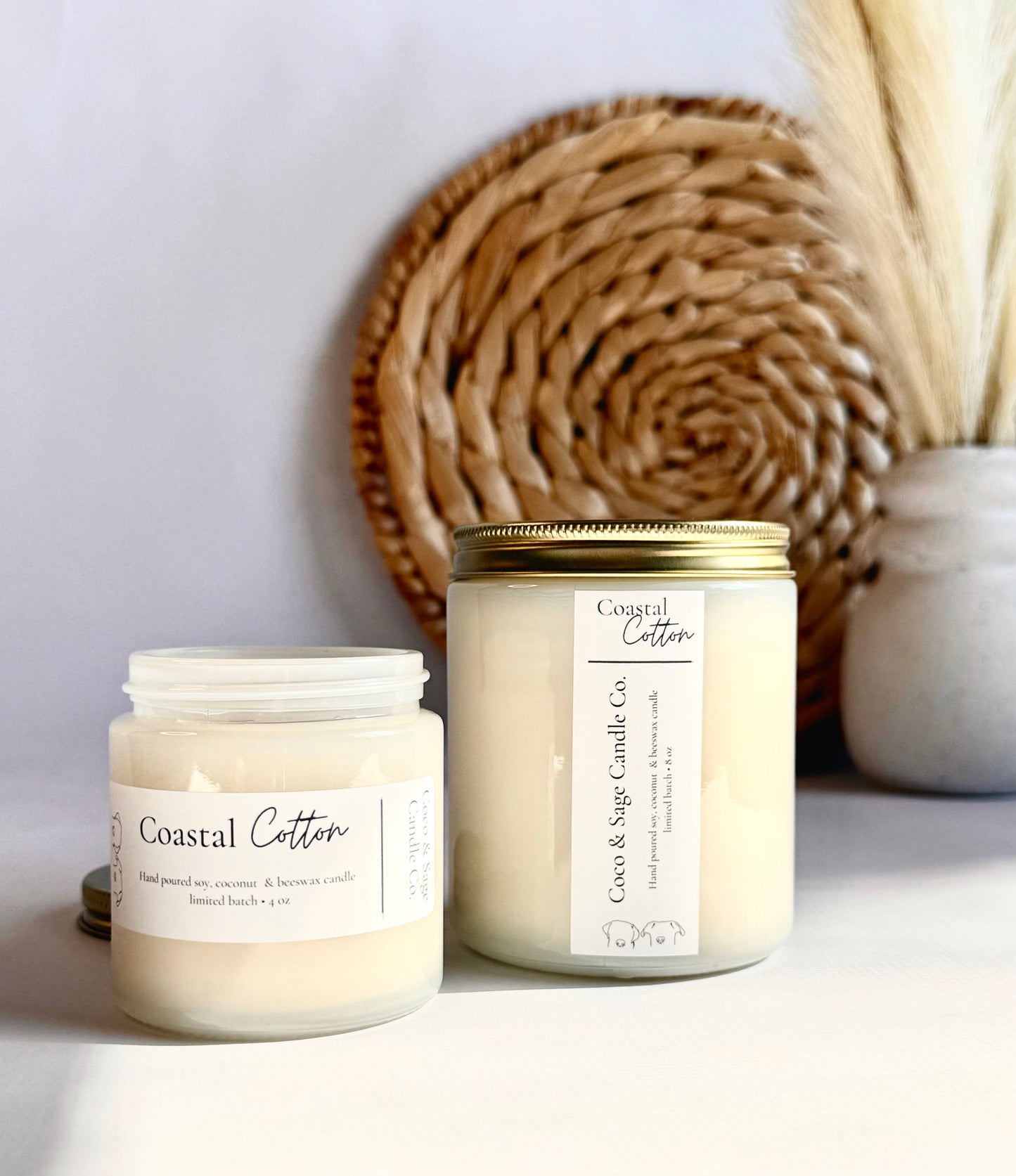 Coastal Cotton Candle